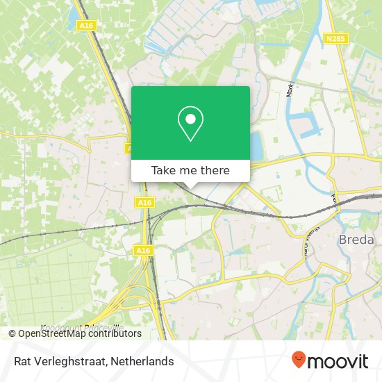 Rat Verleghstraat, 4815 Breda map