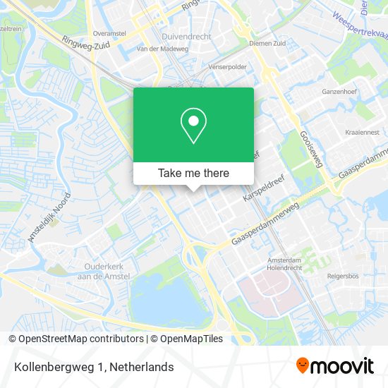 Kollenbergweg 1 map