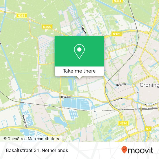 Basaltstraat 31, 9743 TP Groningen Karte