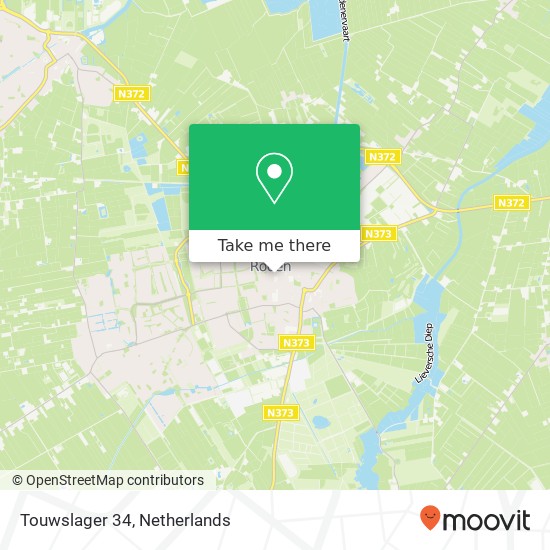 Touwslager 34, 9301 BD Roden map