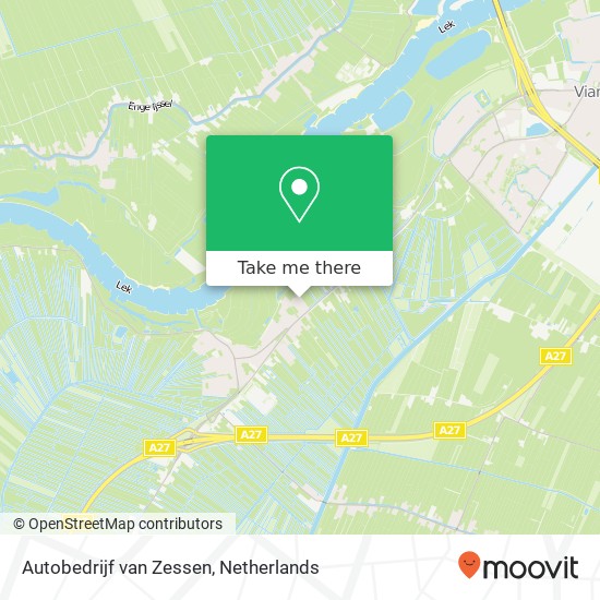 Autobedrijf van Zessen, Ambachtsweg 6 map