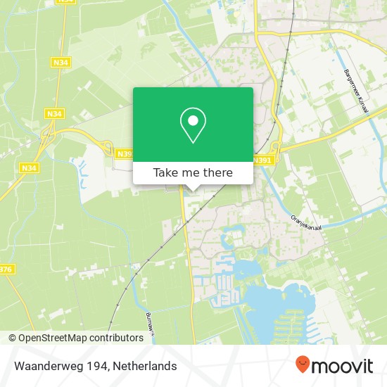 Waanderweg 194, Waanderweg 194, 7812 HZ Emmen, Nederland map