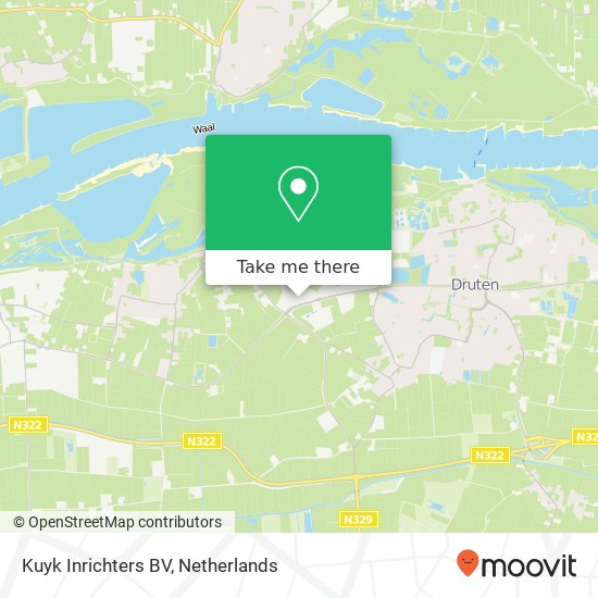 Kuyk Inrichters BV, Nijverheidsweg 8L map