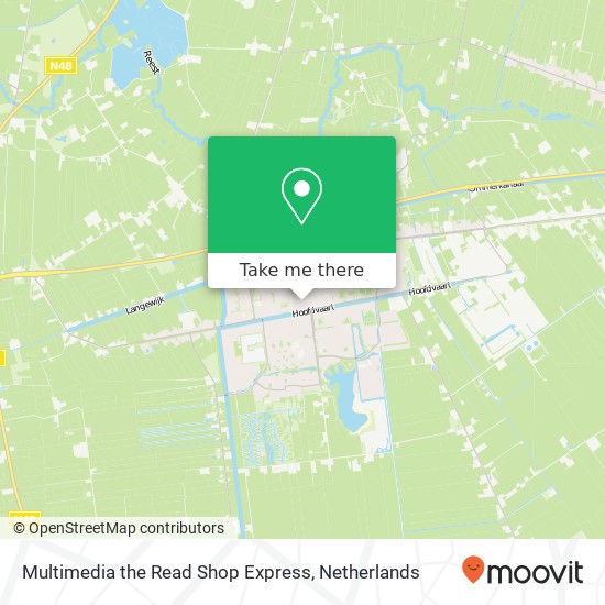 Multimedia the Read Shop Express map