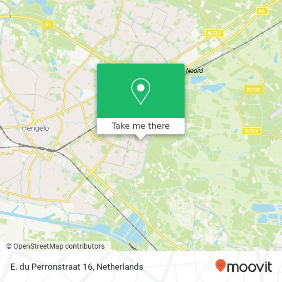 E. du Perronstraat 16, 7552 LZ Hengelo map