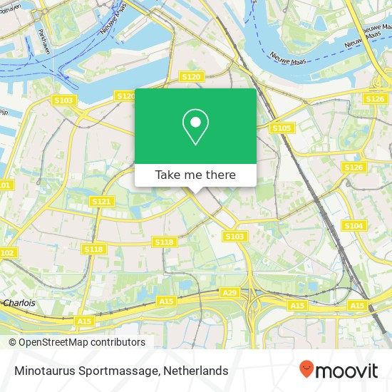Minotaurus Sportmassage, Korte Kromhout 14 Karte