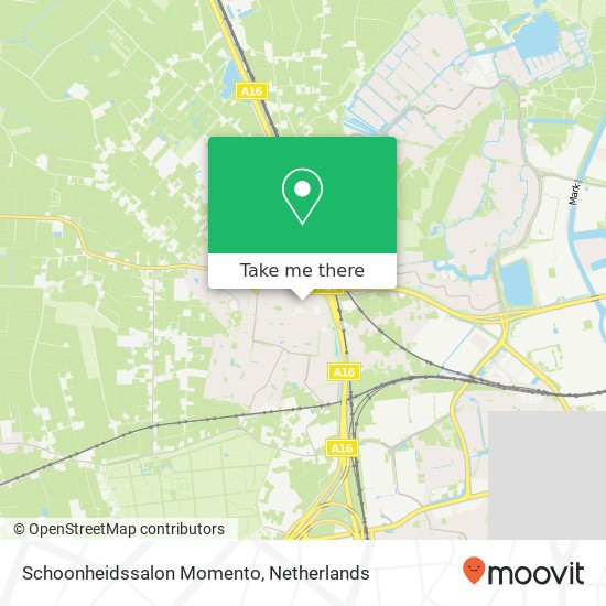 Schoonheidssalon Momento, Kapelstraat 15 Karte