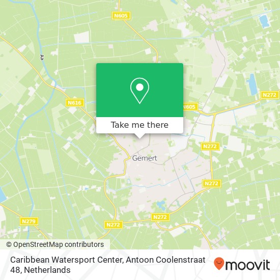 Caribbean Watersport Center, Antoon Coolenstraat 48 map