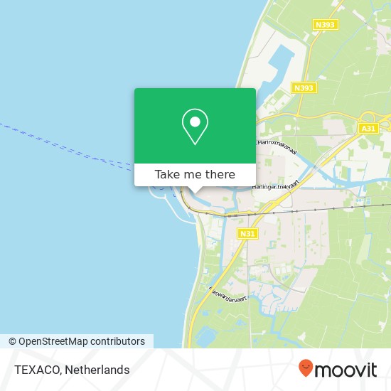 TEXACO, Zuiderhaven 39 map