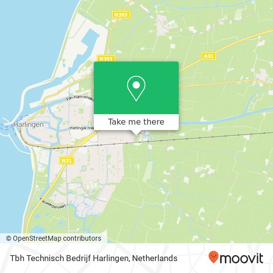 Tbh Technisch Bedrijf Harlingen, Oude Trekweg 102A Karte