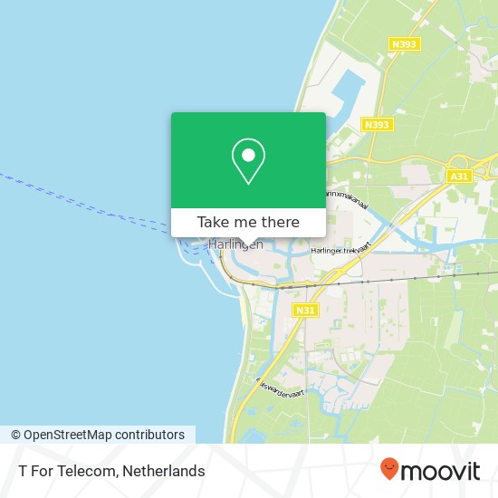 T For Telecom, Voorstraat 14 Karte