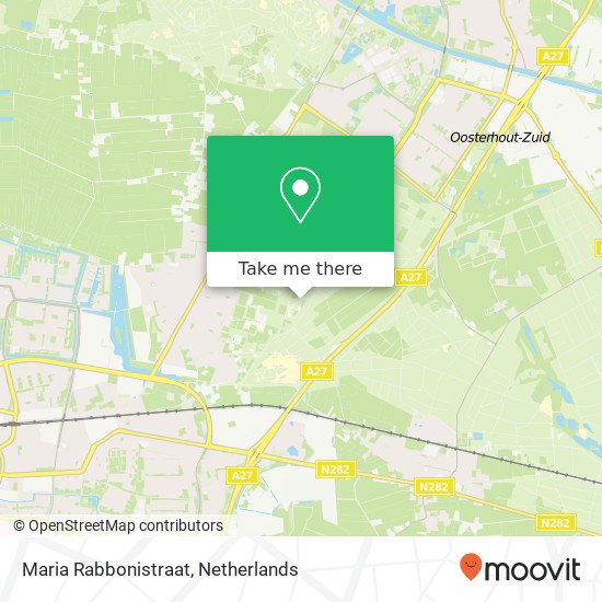 Maria Rabbonistraat, 4847 Teteringen map