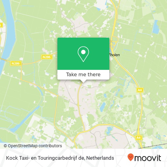 Kock Taxi- en Touringcarbedrijf de, Nijverheidsweg 5 map