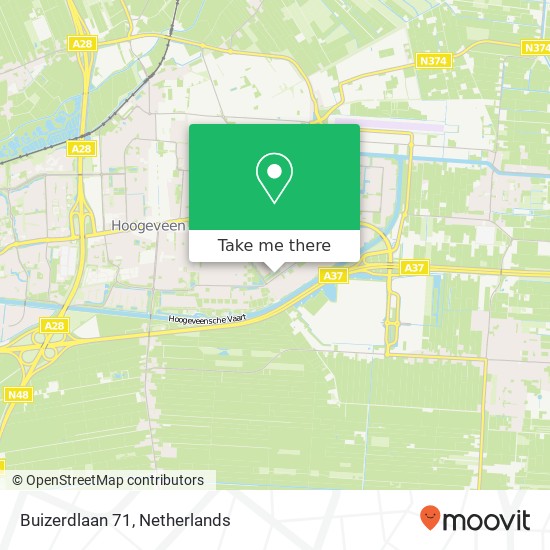 Buizerdlaan 71, 7905 GB Hoogeveen map