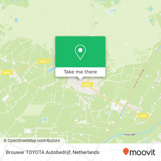 Brouwer TOYOTA Autobedrijf, Hoofdstraat 38 Karte