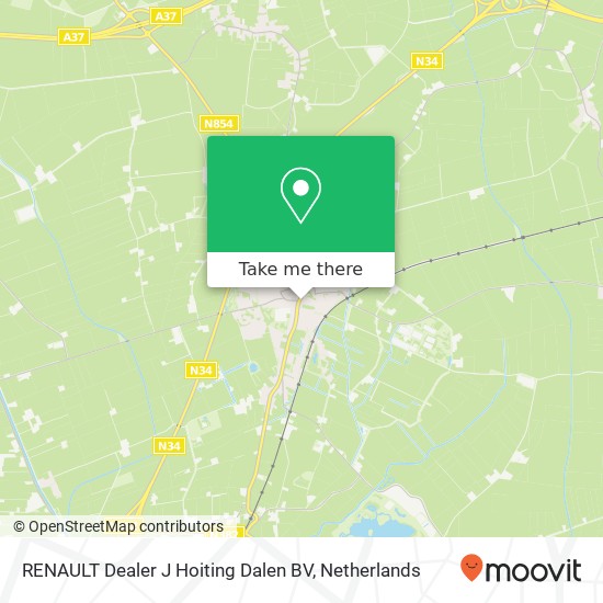 RENAULT Dealer J Hoiting Dalen BV, Hoofdstraat 22 map