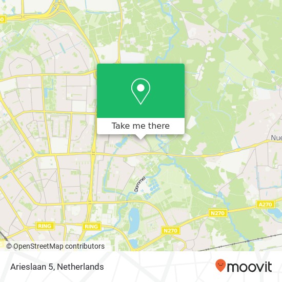 Arieslaan 5, 5632 AS Eindhoven map