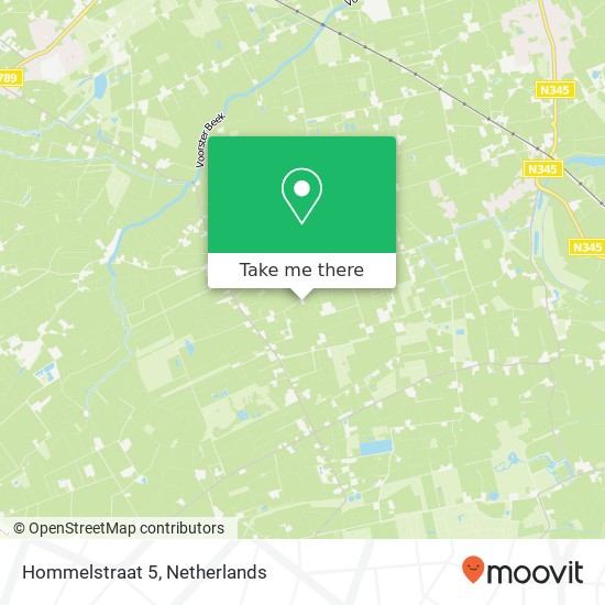 Hommelstraat 5, 7399 RK Empe map