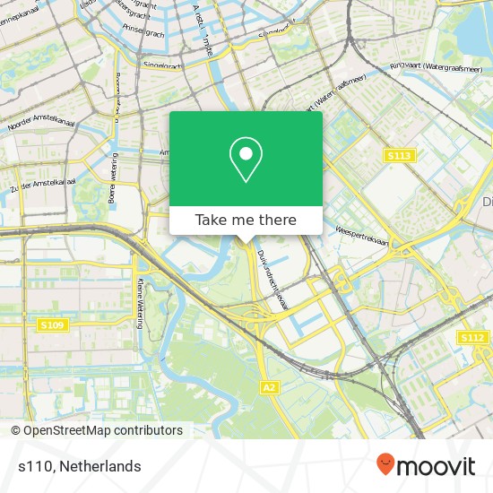 s110, 1096 Amsterdam map