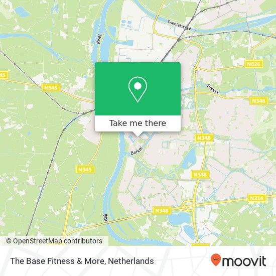 The Base Fitness & More, Henri Dunantweg 2A map