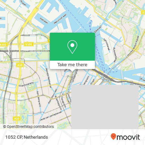 1052 CP, 1052 CP Amsterdam, Nederland Karte