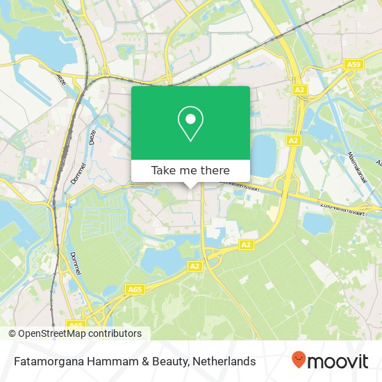 Fatamorgana Hammam & Beauty, Vondelstraat 22 map