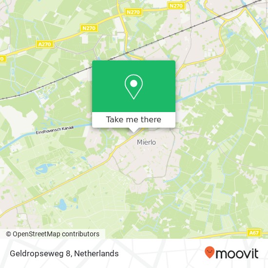 Geldropseweg 8, 5731 SG Mierlo map