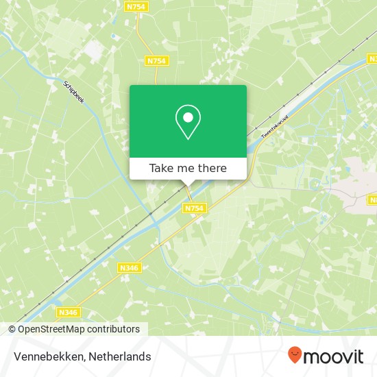 Vennebekken, Stationsweg 33 Karte