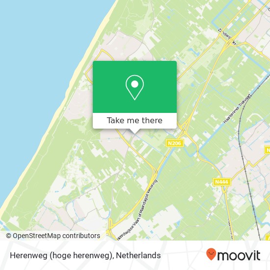 Herenweg (hoge herenweg), 2201 AN Noordwijk Karte