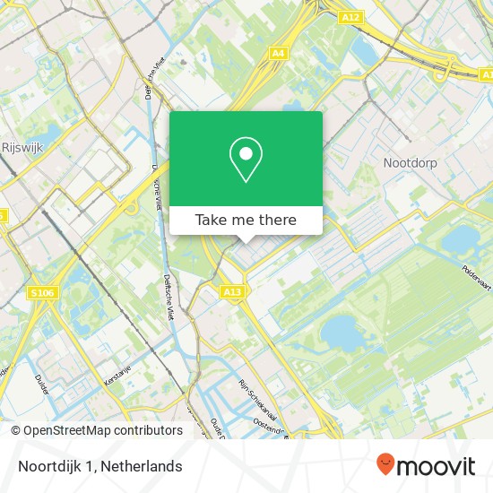 Noortdijk 1, 2497 VZ Den Haag ('s-Gravenhage) map