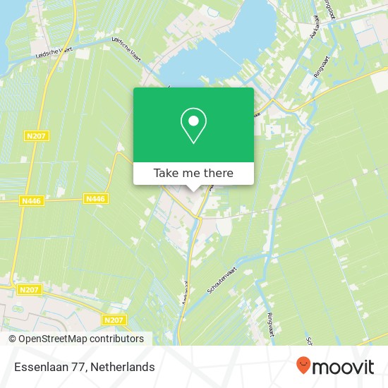 Essenlaan 77, 2461 DJ Ter Aar map