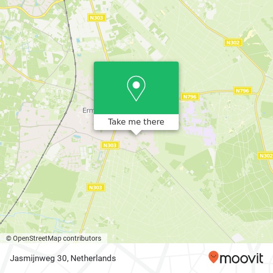 Jasmijnweg 30, Jasmijnweg 30, 3852 GJ Ermelo, Nederland Karte