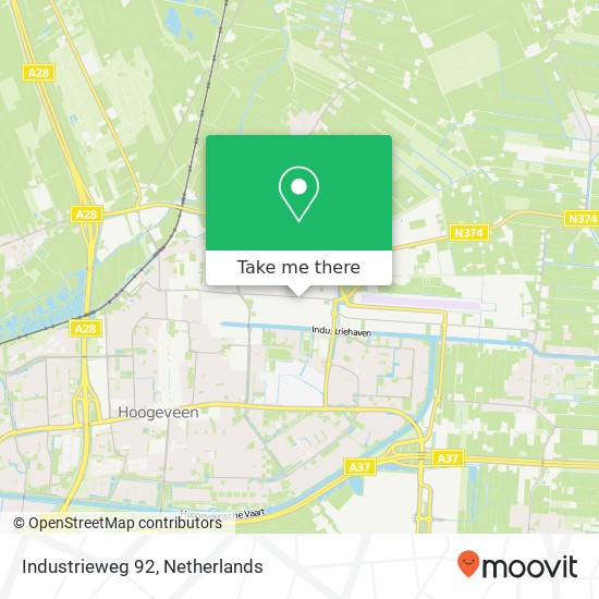 Industrieweg 92, 7903 AK Hoogeveen map
