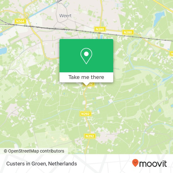 Custers in Groen, Maaseikerweg 246 map