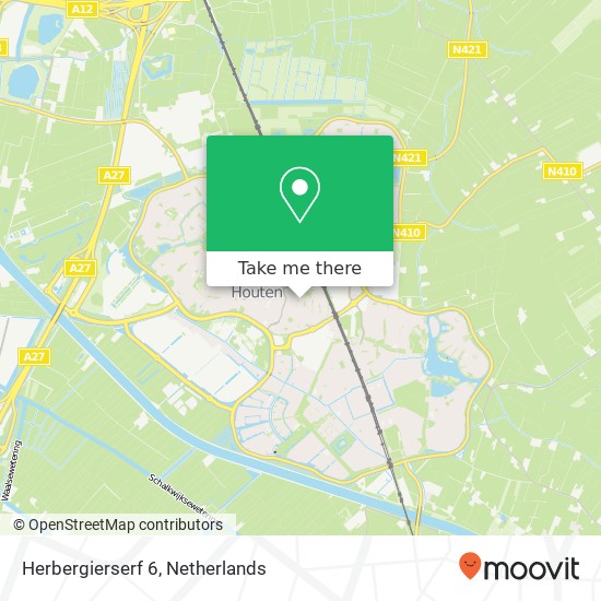 Herbergierserf 6, 3991 KJ Houten map