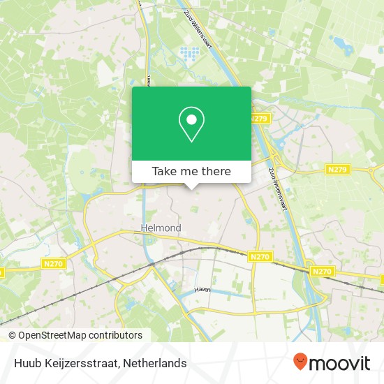 Huub Keijzersstraat, 5701 Helmond map