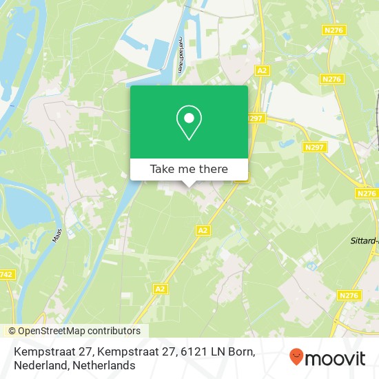 Kempstraat 27, Kempstraat 27, 6121 LN Born, Nederland Karte