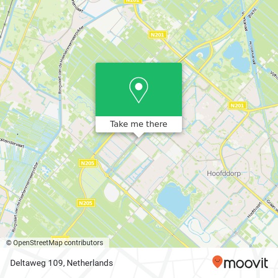 Deltaweg 109, Deltaweg 109, 2134 XS Hoofddorp, Nederland map