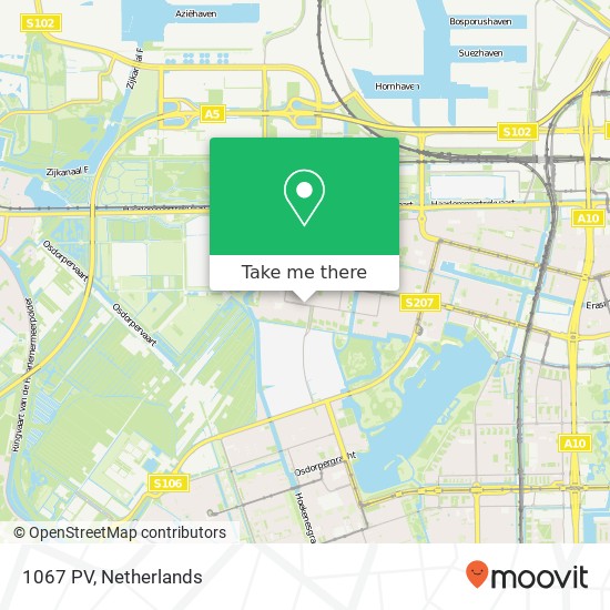 1067 PV, 1067 PV Amsterdam, Nederland Karte