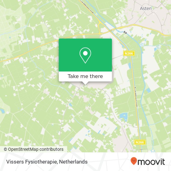 Vissers Fysiotherapie, Loovebaan 25 map