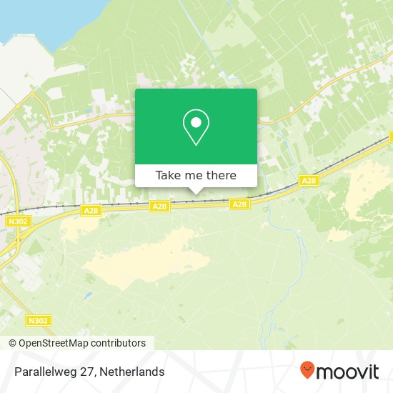 Parallelweg 27, 3849 MK Hierden map