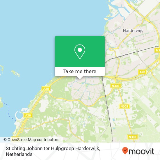 Stichting Johanniter Hulpgroep Harderwijk, Jazzdreef 5 Karte