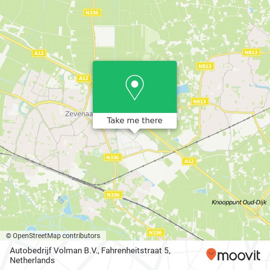 Autobedrijf Volman B.V., Fahrenheitstraat 5 map