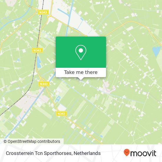 Crossterrein Tcn Sporthorses, Hoopsteeweg 11 Karte