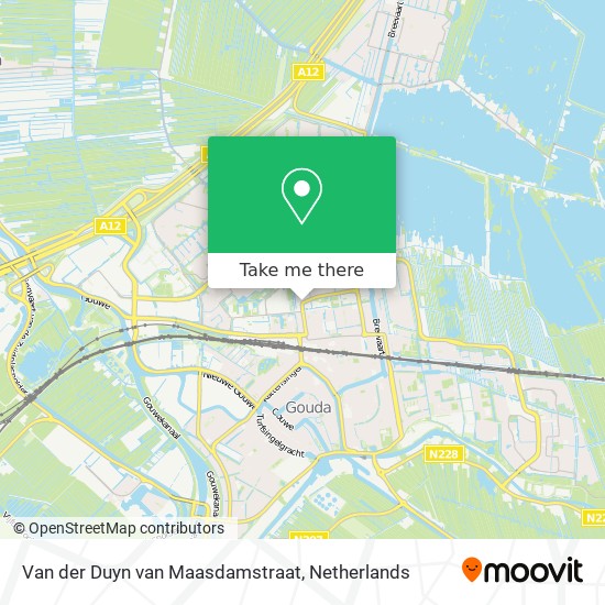 Van der Duyn van Maasdamstraat Karte