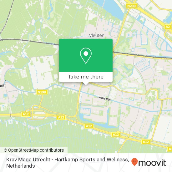 Krav Maga Utrecht - Hartkamp Sports and Wellness, Kweektuinlaan 11 map