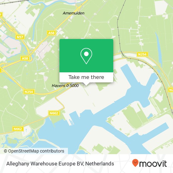 Alleghany Warehouse Europe BV map