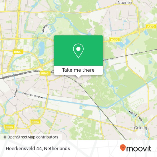 Heerkensveld 44, 5641 PE Eindhoven map