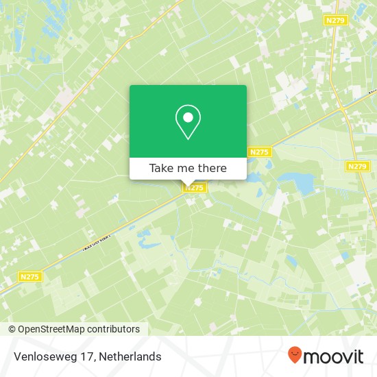 Venloseweg 17, 6035 RX Ospel Karte