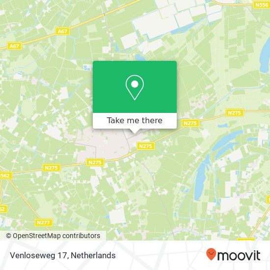 Venloseweg 17, 5993 PG Maasbree Karte